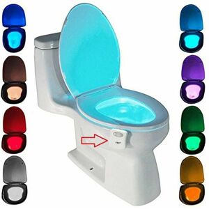 Hoopzi - led Toilet Lamp, zszt Motion Sensor Toilet Night Light Battery Operated Toilet Lamp 8 Colors Toilet Lighting for Bathroom Home Hoopzi - led Toilet Lamp, zszt Motion Sensor Toilet Night Light Battery Operated Toilet Lamp 8 Colors Toilet Lighting for Bathroom Home