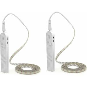 DEWDAT LED Under Cabinet Lighting Motion Sensor,10Ft Four Modes Bed Stairs Wardrobe Lamp Tape, Waterproof 5V USB LED Closet Night Strip Light(Cold White, 3M DEWDAT LED Under Cabinet Lighting Motion Sensor,10Ft Four Modes Bed Stairs Wardrobe Lamp Tape, Waterproof 5V USB LED Closet Night Strip Light(Cold White, 3M