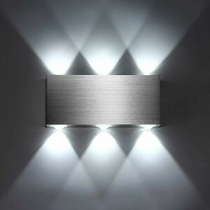 HOOPZI Led Wall Light 18W Indoor Wall Lamp Modern Square Up Down Aluminum Lighting Decoration Light for Bedroom Office Bed Hallway Living Room Hotel Bar HOOPZI Led Wall Light 18W Indoor Wall Lamp Modern Square Up Down Aluminum Lighting Decoration Light for Bedroom Office Bed Hallway Living Room Hotel Bar