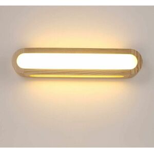 Choyclit - Applique Murale led Interieur, Lampe Murale Bois Dimmable led Mur Lumière pour Salon Chambre Escaliers Couloir Salle de bain (45CM) Choyclit - Applique Murale led Interieur, Lampe Murale Bois Dimmable led Mur Lumière pour Salon Chambre Escaliers Couloir Salle de bain (45CM)