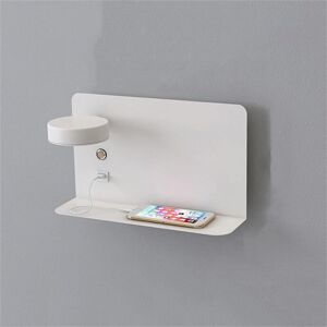 Tonchean - led Wall Light,3 Colors Dimmable led Wall Lamp with Switch and usb Interface Mode for Bedroom,Hallway,White(Left) Tonchean - led Wall Light,3 Colors Dimmable led Wall Lamp with Switch and usb Interface Mode for Bedroom,Hallway,White(Left)