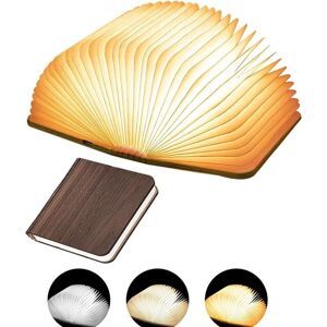 NEIGE Led Wooden Folding Book Lamp, led Folding Book Lamp, usb Rechargeable Mood Lighting - Practical and Beautiful Creative Night Light, Decorative NEIGE Led Wooden Folding Book Lamp, led Folding Book Lamp, usb Rechargeable Mood Lighting - Practical and Beautiful Creative Night Light, Decorative