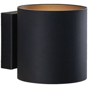 Lindby - Round Black Aluminum Wall Lamp - Wall Type Lindby - Round Black Aluminum Wall Lamp - Wall Type