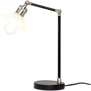 Litecraft - Aya Table Lamp Adjustable Base With Frosted Glass Shade - Satin Nickel Litecraft - Aya Table Lamp Adjustable Base With Frosted Glass Shade - Satin Nickel