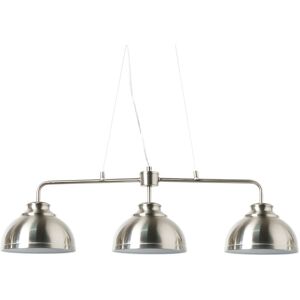 Litecraft - Brooklyn Ceiling Pendant Industrial Style 3 Light - Satin Chrome Litecraft - Brooklyn Ceiling Pendant Industrial Style 3 Light - Satin Chrome