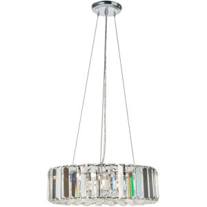 Litecraft - Ceiling Pendant Crystal Effect Prism 3 Light - Polished Chrome Litecraft - Ceiling Pendant Crystal Effect Prism 3 Light - Polished Chrome