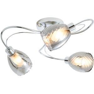 Litecraft - Cora Flush Ceiling Light Tangle Bathroom IP44 3 Arm - Polished Chrome Litecraft - Cora Flush Ceiling Light Tangle Bathroom IP44 3 Arm - Polished Chrome