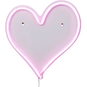 BHS Lighting Glow Heart Neon Wall Light - Pink - Wall Light BHS Lighting Glow Heart Neon Wall Light - Pink - Wall Light
