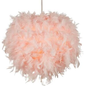 Litecraft Glow Feather Lampshade - 40cm Pink - Light, Cozy, Child's Room Litecraft Glow Feather Lampshade - 40cm Pink - Light, Cozy, Child's Room