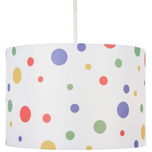 Litecraft - Glow Light Shade 30cm Easy Fit Polka Dots Lampshade - Multi Coloured Litecraft - Glow Light Shade 30cm Easy Fit Polka Dots Lampshade - Multi Coloured