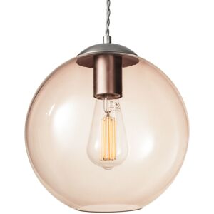 Litecraft - Huey Ceiling Pendant 1 Light With Smoke Tint Glass Shade - Pewter Litecraft - Huey Ceiling Pendant 1 Light With Smoke Tint Glass Shade - Pewter