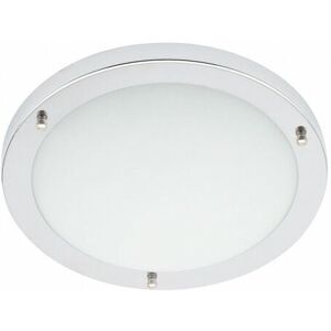 Litecraft Mari Ceiling Light Large Bathroom Flush IP44 Fitting - Polished Chrome Litecraft Mari Ceiling Light Large Bathroom Flush IP44 Fitting - Polished Chrome