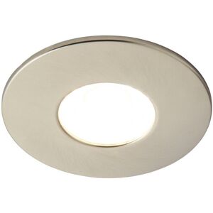 Litecraft - Recessed Downlight Fire Rated led Fixed Ceiling Spotlight - Satin Nickel Litecraft - Recessed Downlight Fire Rated led Fixed Ceiling Spotlight - Satin Nickel
