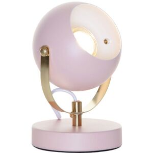 Litecraft - Table Lamp Eyeball Adjustable Desk Light - Pink, Satin Brass Litecraft - Table Lamp Eyeball Adjustable Desk Light - Pink, Satin Brass