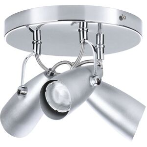 Litecraft - Tris Spotlight Plate Adjustable Ceiling 3 Light GU10 Fitting - Chrome Litecraft - Tris Spotlight Plate Adjustable Ceiling 3 Light GU10 Fitting - Chrome