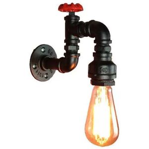 LINGHHANG Loft Industrial Pipe Wall Light Retro Black Iron Water Tube Chandelier Lamp Lights for Living Room Bedroom Restaurant LINGHHANG Loft Industrial Pipe Wall Light Retro Black Iron Water Tube Chandelier Lamp Lights for Living Room Bedroom Restaurant