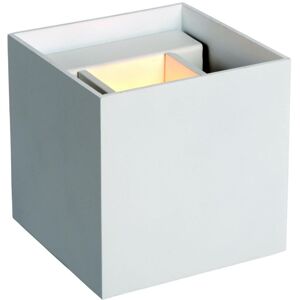 Lucide - axi - Square Up Down Wall Spotlight Bathroom - led - 2x3,5W 2700K - IP54 - White Lucide - axi - Square Up Down Wall Spotlight Bathroom - led - 2x3,5W 2700K - IP54 - White