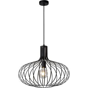 Lucide - manuela - Pendant Light - Ø50cm - 1xE27 - Black Lucide - manuela - Pendant Light - Ø50cm - 1xE27 - Black