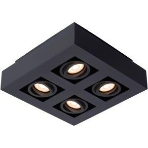 Lucide - xirax - Ceiling Spotlight - led Dim to warm - GU10 - 4x5W 2200K/3000K - Black Lucide - xirax - Ceiling Spotlight - led Dim to warm - GU10 - 4x5W 2200K/3000K - Black