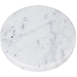 Qazqa Marble Round Base for XXL Arc Lamp - White Qazqa Marble Round Base for XXL Arc Lamp - White
