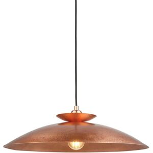 Merano - Livorno Dome Pendant Ceiling Light Hammered Copper, Copper Plate Merano - Livorno Dome Pendant Ceiling Light Hammered Copper, Copper Plate