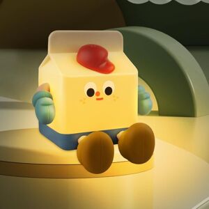 Linghhang - Milk Carton Silicone Bedside Night Light, Adjustable Brightness, Timer Function, usb Rechargeable Linghhang - Milk Carton Silicone Bedside Night Light, Adjustable Brightness, Timer Function, usb Rechargeable