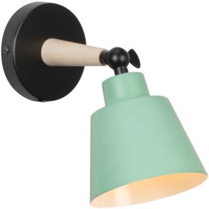 STOEX Minimalist Wall Sconce Nordic Green Modern Wood Wall Lights Retro Wall Light For Bedroom Bedside Hallway Cafe Office Corridor E27 STOEX Minimalist Wall Sconce Nordic Green Modern Wood Wall Lights Retro Wall Light For Bedroom Bedside Hallway Cafe Office Corridor E27