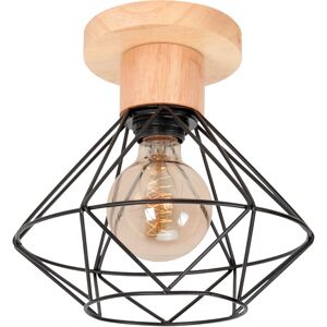 Norcks - Modern Ceiling Lights Metal Cage Ceiling Light Indoor Chandelier E27 Black, Retro Ceiling Lights For Hallway Bedroom Living Room Norcks - Modern Ceiling Lights Metal Cage Ceiling Light Indoor Chandelier E27 Black, Retro Ceiling Lights For Hallway Bedroom Living Room