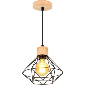 NORCKS Modern Ceiling Lights Metal Cage Ceiling Light Indoor Pendant Lights E27 Black, Retro Pendant Light For Hallway Bedroom Living Room NORCKS Modern Ceiling Lights Metal Cage Ceiling Light Indoor Pendant Lights E27 Black, Retro Pendant Light For Hallway Bedroom Living Room