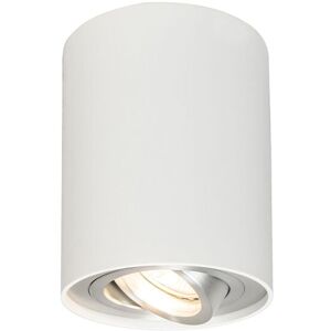 QAZQA White Aluminum Round Adjustable Ceiling Spotlight - Spot QAZQA White Aluminum Round Adjustable Ceiling Spotlight - Spot