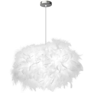 Stoex - 45CM Feather Pendant Light Modern Chandelier Feather Lampshade Nordic Pendant Lights E27 For Living Room Bedroom Dining Room Stoex - 45CM Feather Pendant Light Modern Chandelier Feather Lampshade Nordic Pendant Lights E27 For Living Room Bedroom Dining Room