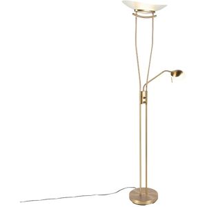 QAZQA Lexus Bronze Floor Lamp with Dimmable LED QAZQA Lexus Bronze Floor Lamp with Dimmable LED