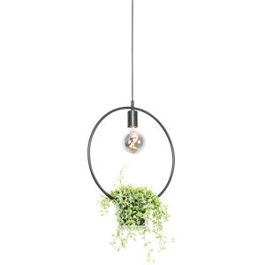 QAZQA Modern Pendant Lamp Roslini - Adjustable Height, Black QAZQA Modern Pendant Lamp Roslini - Adjustable Height, Black