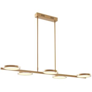 QAZQA Modern Pendant Light with Dimmable LED - Gold QAZQA Modern Pendant Light with Dimmable LED - Gold