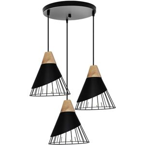 NORCKS Modern Industrial Ceiling Light, Metal Lamp Shade 60W Maximum Black Retro Vintage Ceiling Light NORCKS Modern Industrial Ceiling Light, Metal Lamp Shade 60W Maximum Black Retro Vintage Ceiling Light