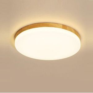 WOTTES Modern led Ceiling Light Fixture Flush Mount Hanging Lamp Wood color Round Pendant Light Warm White Light WOTTES Modern led Ceiling Light Fixture Flush Mount Hanging Lamp Wood color Round Pendant Light Warm White Light