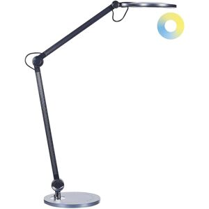 Beliani - Modern led Desk Lamp Metal with Base Touch Switch Office Study Black Eridanus Beliani - Modern led Desk Lamp Metal with Base Touch Switch Office Study Black Eridanus