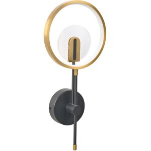 BELIANI LED Wall Lamp SAMBRE Metal Gold Black BELIANI LED Wall Lamp SAMBRE Metal Gold Black