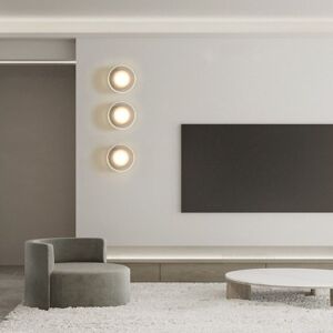 WOTTES Modern LED Wall Light Indoor Wall Lamp Round Design Sconce Wall Light Silver 5W Warm White Light 3Pcs WOTTES Modern LED Wall Light Indoor Wall Lamp Round Design Sconce Wall Light Silver 5W Warm White Light 3Pcs