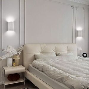 Wottes - Modern led Wall Lights Indoor Wall Sconce Lamp Up Down Wall Mounted Light Milky White Cool White Light 2Pcs Wottes - Modern led Wall Lights Indoor Wall Sconce Lamp Up Down Wall Mounted Light Milky White Cool White Light 2Pcs
