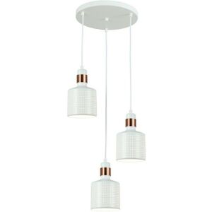 Italux Restenza White 3-Light Pendant - Lighting Pendant Italux Restenza White 3-Light Pendant - Lighting Pendant
