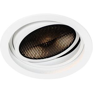 QAZQA - Modern Recessed Spot - Bianco/Nero - GU10 - 50W - Indoor QAZQA - Modern Recessed Spot - Bianco/Nero - GU10 - 50W - Indoor