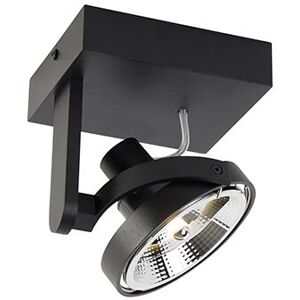 Qazqa Black Modern Spotlight - GU10 Dimmable, Adjustable, 50W Max Qazqa Black Modern Spotlight - GU10 Dimmable, Adjustable, 50W Max