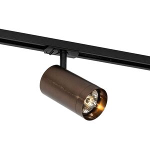 QAZQA Modern Spot Dark Bronze for Track Lighting System 1-Phase 70mm - Iconic Jeana Luxe QAZQA Modern Spot Dark Bronze for Track Lighting System 1-Phase 70mm - Iconic Jeana Luxe