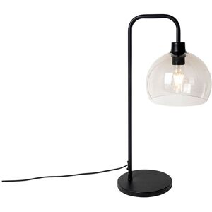QAZQA Maly Black Smoke Effect Modern Table Lamp - Table Light QAZQA Maly Black Smoke Effect Modern Table Lamp - Table Light