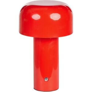 Beliani - Modern Table Lamp with Red Finish Beliani - Modern Table Lamp with Red Finish