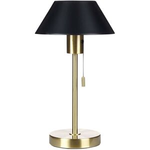 BELIANI Table Lamp CAPARO Metal Black/ Gold BELIANI Table Lamp CAPARO Metal Black/ Gold