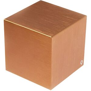 QAZQA Modern Wall Lamp Copper with Light Effect - Cube QAZQA Modern Wall Lamp Copper with Light Effect - Cube
