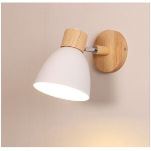STOEX White Modern Wall Light Wood Nordic Wall Sconce - Wall Type STOEX White Modern Wall Light Wood Nordic Wall Sconce - Wall Type