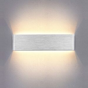 STOEX Modern Wall Lights 14W 40CM Led Wall Light Indoor Aluminum Wall Sconce Silver For Living Room Bedroom Bathroom Dining Room Corridor , Warm White STOEX Modern Wall Lights 14W 40CM Led Wall Light Indoor Aluminum Wall Sconce Silver For Living Room Bedroom Bathroom Dining Room Corridor , Warm White